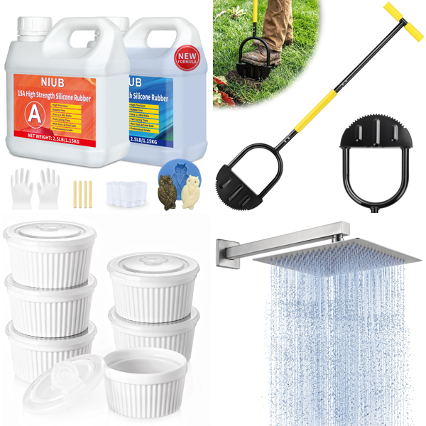 Source photograph for Pallet – Mixed Home, Garden & Giftware – Silicone Moulds, Ramekins, Gift Boxes