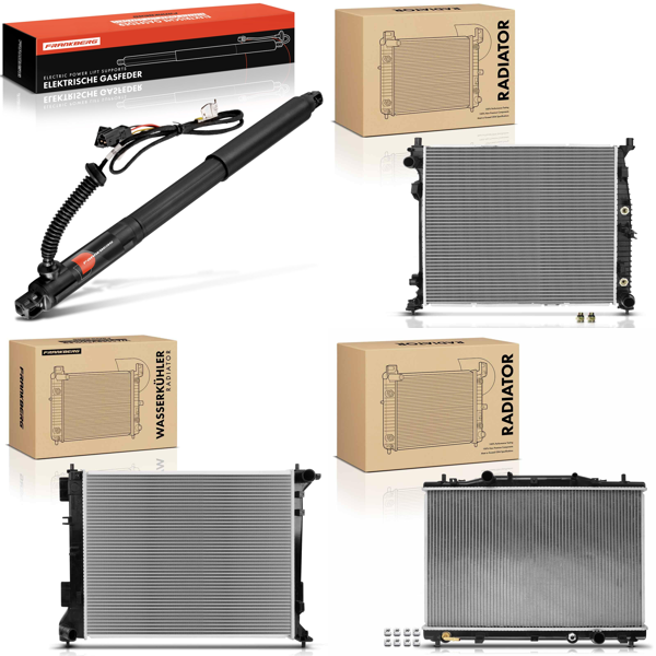 Source photograph for Pallet – Automotive Parts – Engine Radiators, Tailgate Gas Struts