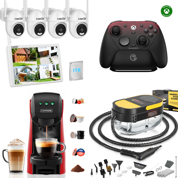 Source photograph for Pallet – Electronics, Appliances – Security Cameras, Wildlife Cameras, Coffee Machines, Steam Cleaners