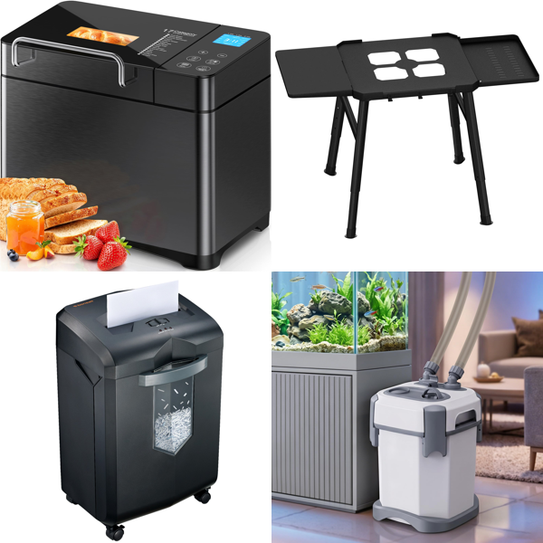 Source photograph for Pallet – Household Appliances – Bread Makers, Paper Shredders, Juicers, Food Processors, Ceiling Fans