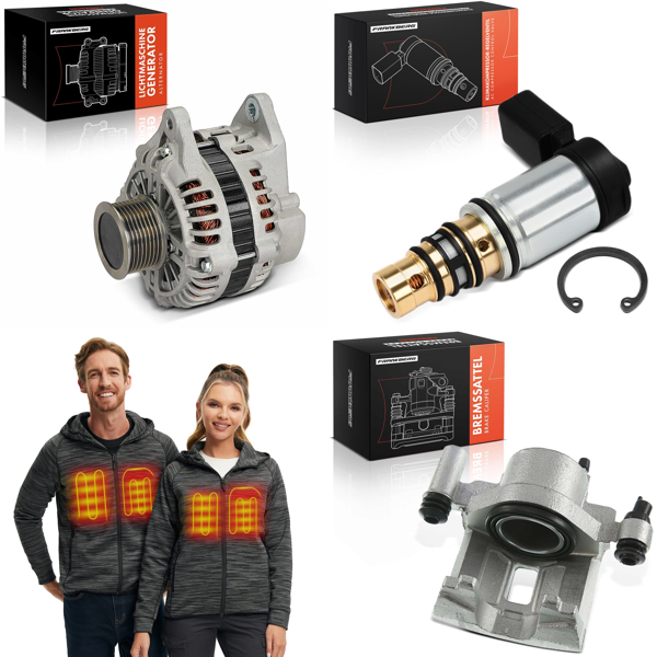 Source photograph for Pallet – Automotive Parts – Alternators, Compressor Valves, Brake Calipers, Driveshaft Joint Kits