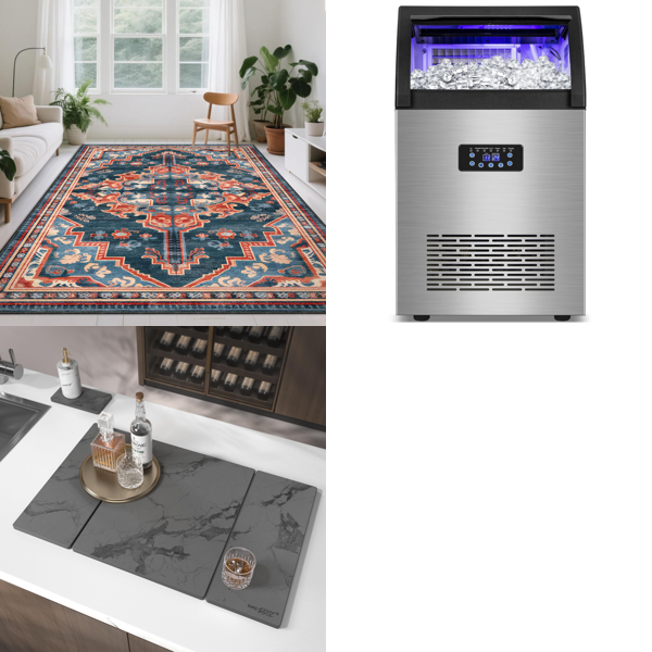 Source photograph for Pallet – Home, Kitchen & Commercial Equipment – Rugs, Drying Mats, Ice Maker