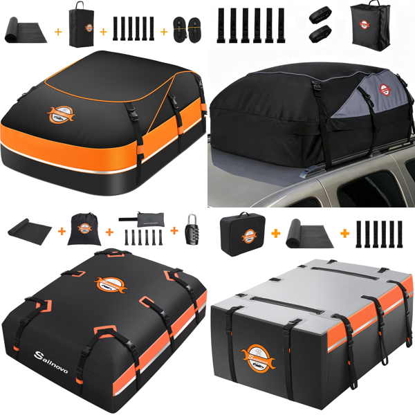 Source photograph for Pallet – Car Roof Bags – Waterproof Foldable Soft Roof Boxes, 407–598 L Capacity