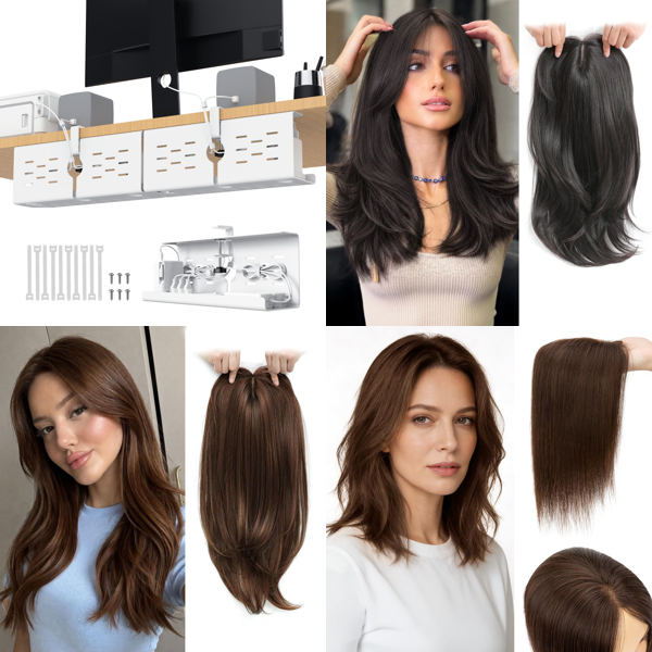 Source photograph for Pallet – Wigs & Hairpieces – Hair Toppers, Synthetic Hair, Human Hair, Thinning Hairpieces