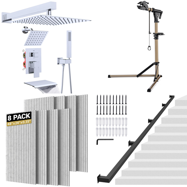Source photograph for Pallet – Home & Garden – Shower Taps, Acoustic Panels, Bicycle Stands, Garden Fences, Artificial Plants