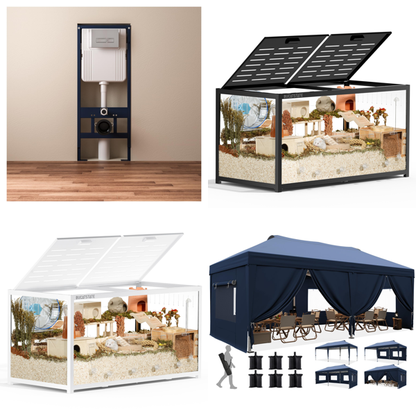 Source photograph for Pallet – Sanitaryware & Pet Supplies – Smart Toilets, Ceramic Toilets, Hamster Cages