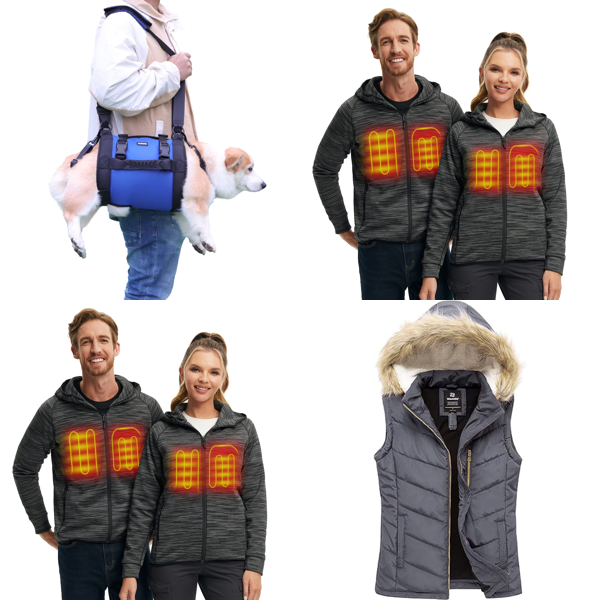 Source photograph for Pallet – Dog Apparel – Winter Hoodies, Costumes, Vests, Lifting Harness