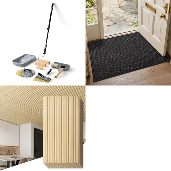 Source photograph for Pallet – Home Improvement – LED Mirrors, Lighting, Curtain Poles, Wall Panels, Painting Tools