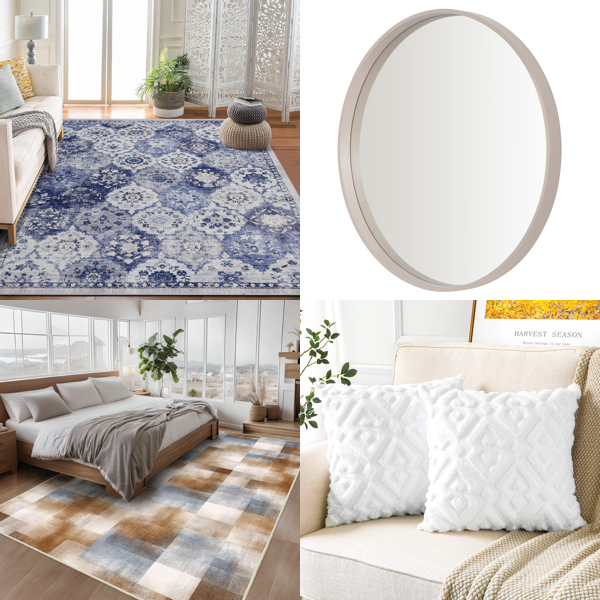 Source photograph for Pallet – Home Textiles & Decor – Rugs, Cushion Covers, Mirror, Towels, Candles