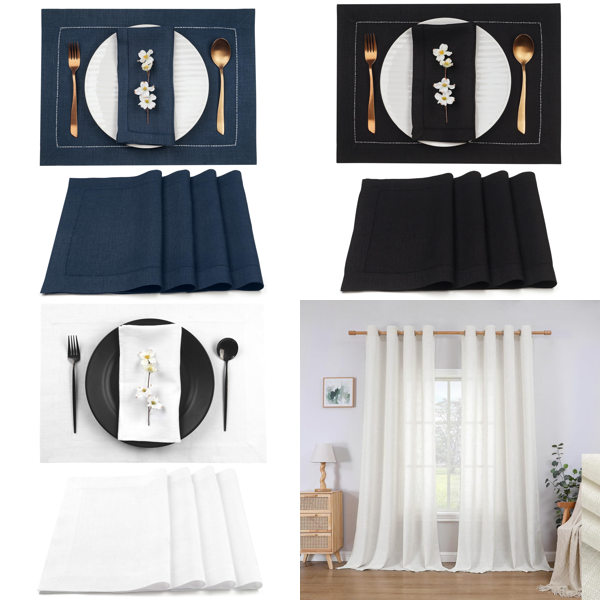 Source photograph for Pallet – Home Textiles & Accessories – Linen Tablecloths, Curtains, Placemats, Kitchen Accessories