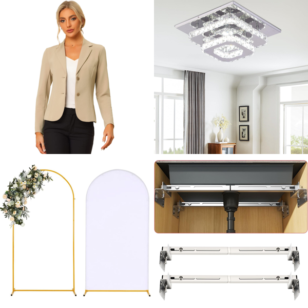 Source photograph for Pallet – Mixed Household Goods – Lighting, Furniture, Kitchen Accessories, Women's Clothing