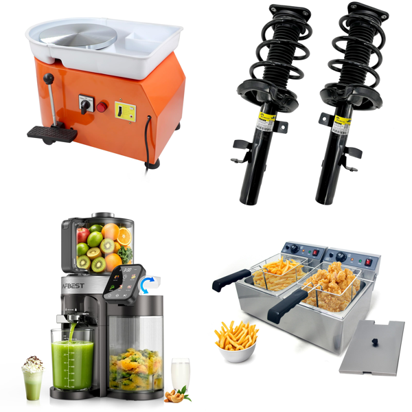 Source photograph for Pallet – Electrical Appliances – Juicers, Deep Fryers, Induction Hobs, Kitchen Mixers