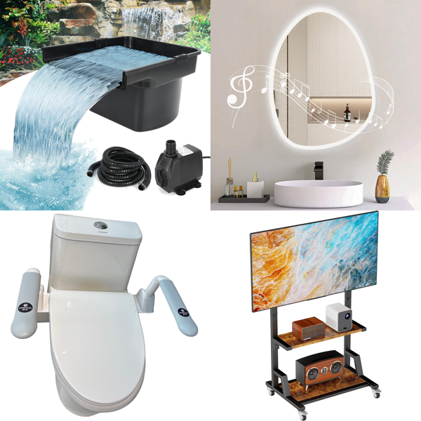 Source photograph for Pallet – Garden & Home – Pond Filters, Toilet Rails, Mirrors, TV Stands, Wine Boxes