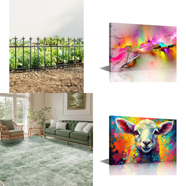 Source photograph for Pallet – Home Accessories – Garden Fencing, Rugs, Wall Art, Protective Mats