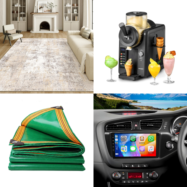 Source photograph for Pallet – Kitchen & Bathroom Equipment – Coffee Machines, LED Lights, Showers, Pizza Steels
