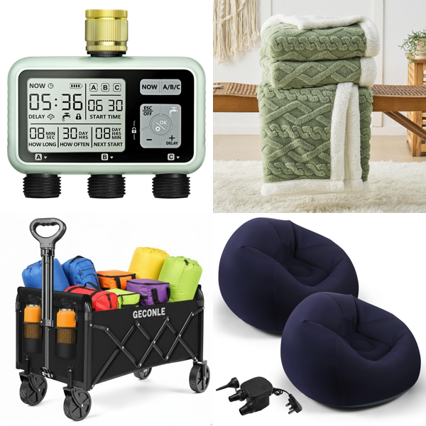 Source photograph for Pallet – Home & Garden – Irrigation Timers, Garden Covers, Blankets, Rugs