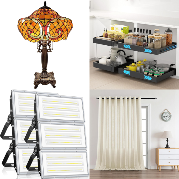 Source photograph for Pallet – Home Lighting & Furnishings – Lamps, Flood Lights, Curtains, Organisers, Drying Mats