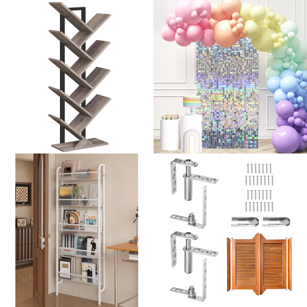 Source photograph for Pallet – Home Equipment – Shelving, Curtains, Shower Organisers, Knife Holders, Ceiling Fans