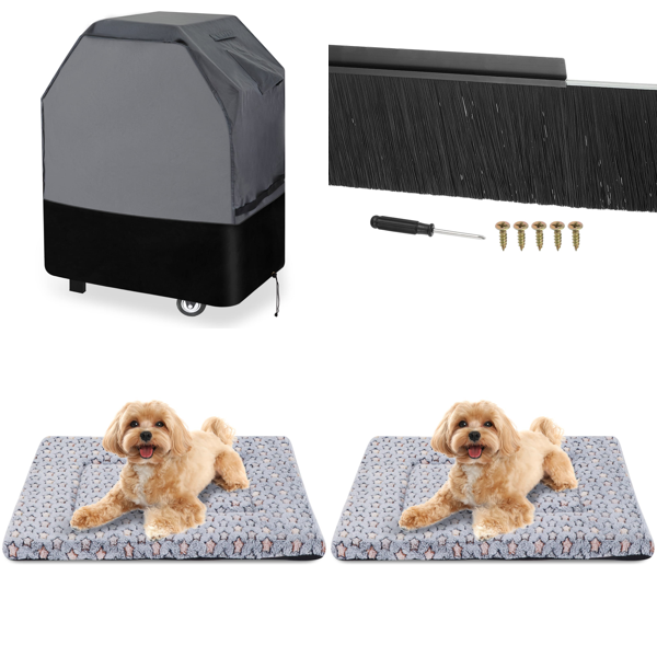 Source photograph for Pallet – Mixed Goods – Grill Cover, Dog Beds, Door Brush, Bookends