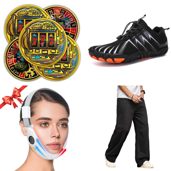 Source photograph for Pallet – Footwear, Apparel, Homeware – Barefoot Shoes, Jeans, Face Massagers, Hamster Cages, Organizers