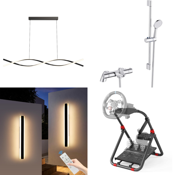 Source photograph for Pallet – Lighting & Garden Tools – LED Ceiling Lights, Pendant Lights, Hedge Trimmers