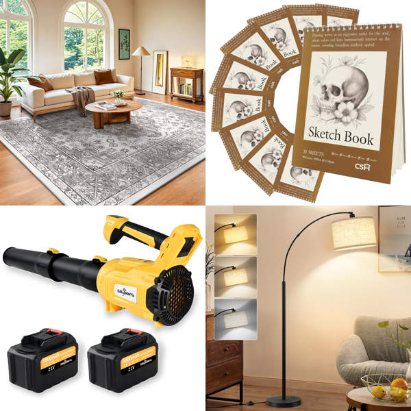 Source photograph for Pallet – Home & Garden – Rugs, Lamps, Garden Tools, Cat Accessories