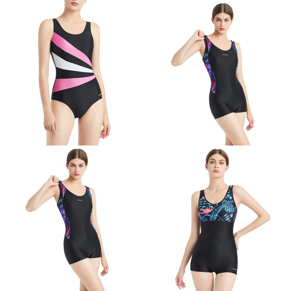 Source photograph for Pallet – Women's Swimwear – One-Piece Swimsuits, Sports Swimsuits, Boyleg Swimsuits, Black Styles