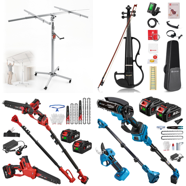 Source photograph for Pallet – Garden & Power Tools – Pole Saws, Hedge Trimmers, Filament Dryers