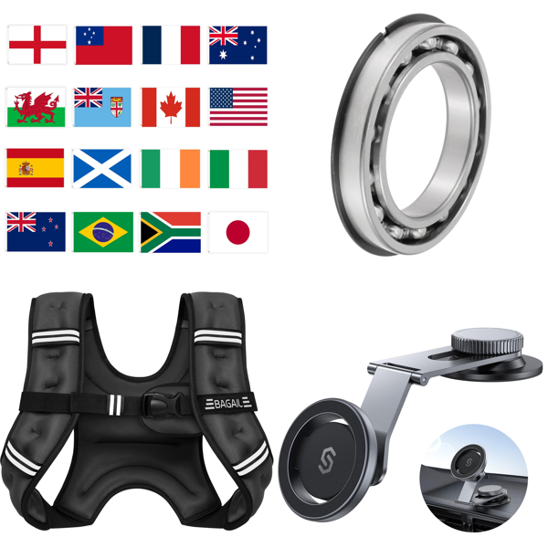 Source photograph for Pallet – Mixed Goods – Fitness Equipment, Phone Accessories, Art Markers, Irrigation Kits