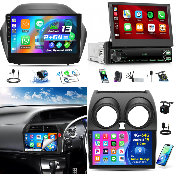 Source photograph for Pallet – Car Multimedia – Android Car Stereos, CarPlay, Android Auto, GPS, Backup Cameras