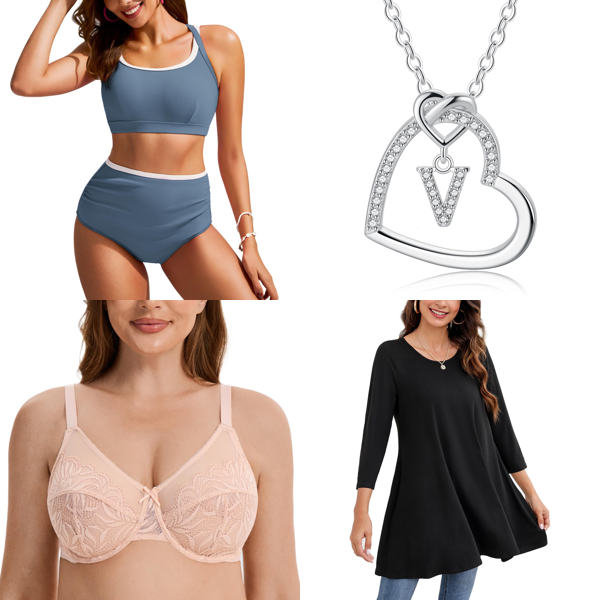 Source photograph for Pallet – Women's Apparel – Swimsuits, Bras, Tunics, Capri Leggings, Girls' Swimwear, Replacement Lenses