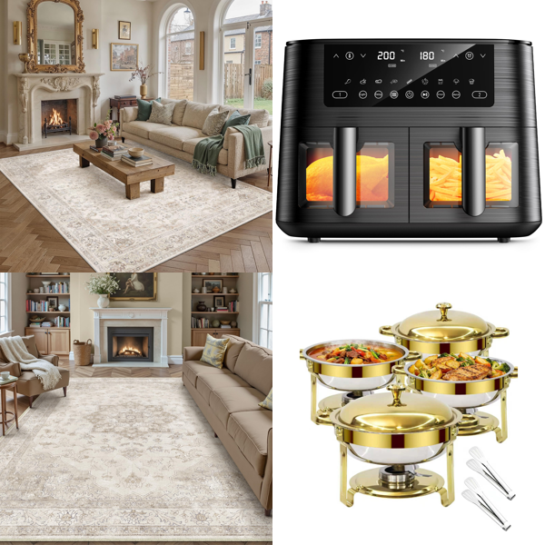 Source photograph for Pallet – Home & Kitchen – Rugs, Air Fryers, Food Warmers