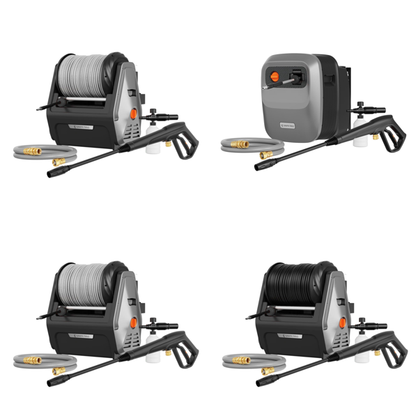 Source photograph for Pallet – Cleaning Equipment – Wall-Mounted Pressure Washers, Garden Hose Reel, Spray Nozzles
