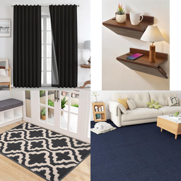 Source photograph for Pallet – Home Textiles & Furniture – Thermal Curtains, Door Mats, Carpet Tiles, Bedside Tables
