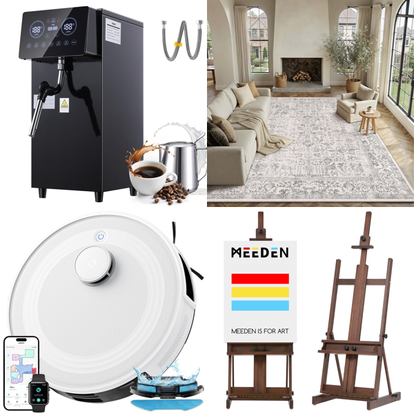 Source photograph for Pallet – Home & Commercial Equipment – Milk Frother, Robot Vacuum, Air Cooler, Digital Piano