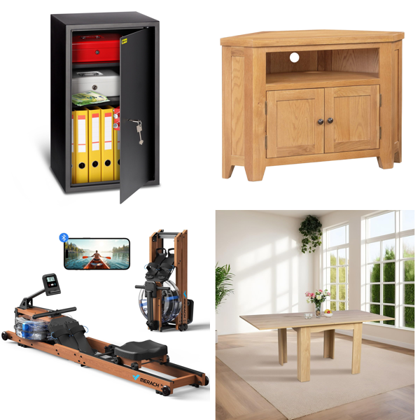 Source photograph for Pallet – Home & Garden – Safes, Rowing Machines, TV Units, Tables, Garden Carts, Frying Pans, Pet Playpens