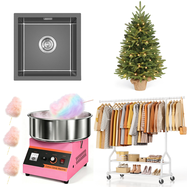 Source photograph for Pallet – Home & Garden Equipment – Sinks, Toilet Seats, Chainsaws, Grass Trimmers, Clothes Rails