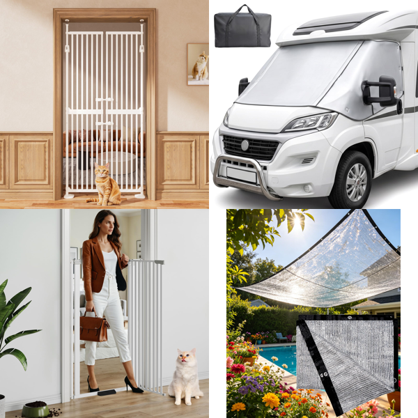 Source photograph for Pallet – Home, Garden & Camping Goods – Pet Gates, Shade Nets, Garden Trellises, Camping Chairs