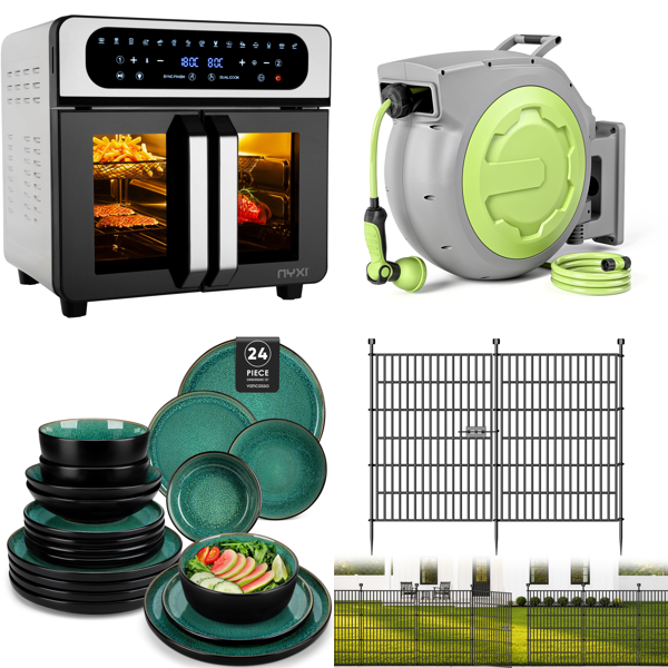 Source photograph for Pallet – Home, Garden & Leisure – Air Fryers, Dinner Sets, Garden Hoses, Swimming Pools