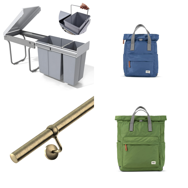 Source photograph for Pallet – Home Goods & Accessories – Kitchen Bins, Stair Handrails, Bags, Ceiling Fans