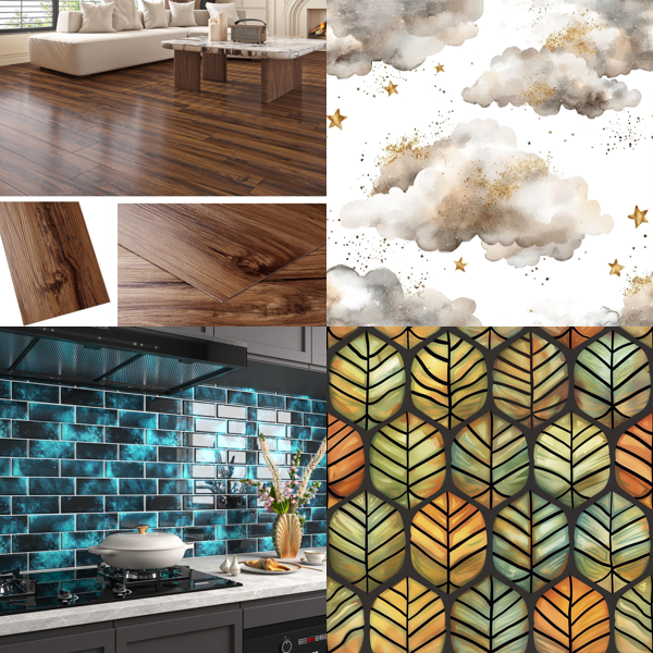 Source photograph for Pallet – Home Renovation – Self-Adhesive Floor Tiles, Wall Tiles, Wallpaper, Pet Door, Doormat
