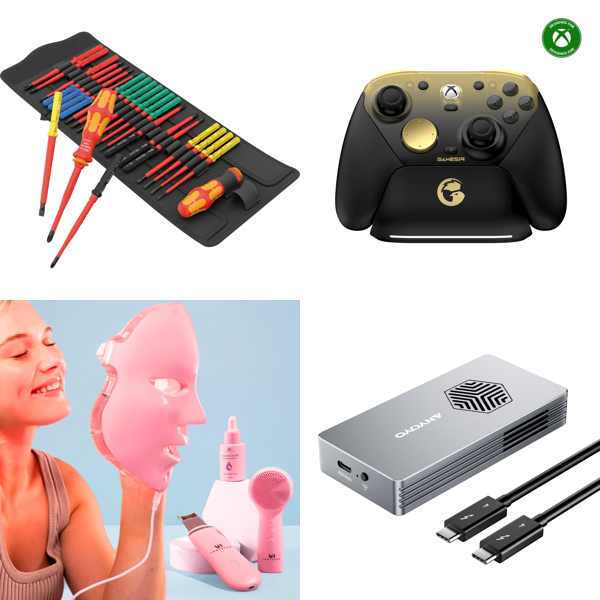 Source photograph for Pallet – Electronics & Personal Care – Tools, Game Controllers, Chargers, Bluetooth Speakers, Power Banks, Hair Toppers