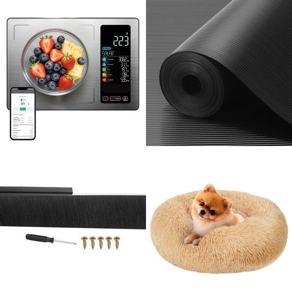 Source photograph for Pallet – Kitchen & Home Accessories – Kitchen Scales, Door Brushes, Non-Slip Liners, Dog Beds