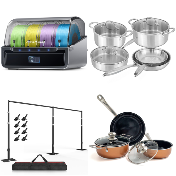 Source photograph for Pallet – Kitchen Equipment – Cookware Sets, Frying Pans, Cast Iron Casserole, 3D Printer