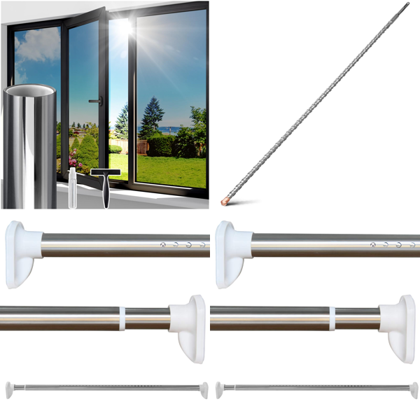 Source photograph for Pallet – Home Accessories – Telescopic Rods, Window Films, Drill Bits, School Bags, Door Mats