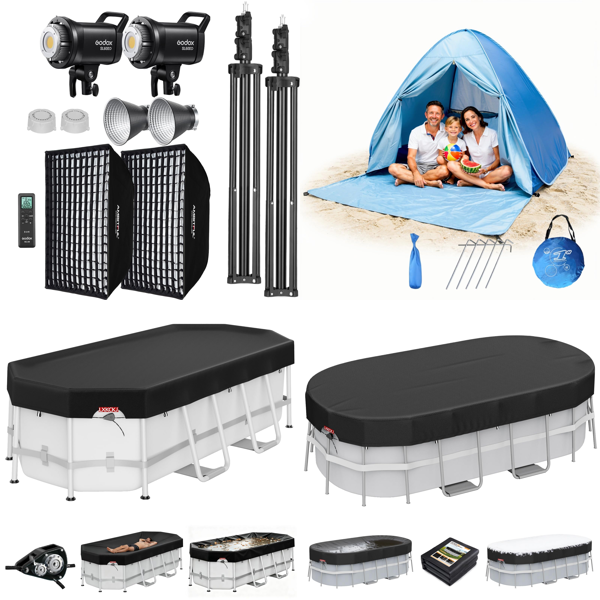 Source photograph for Pallet – Electronics & Equipment – LED Video Lights, Stands, TV Stands, TV Wall Mounts, Acrylic Markers