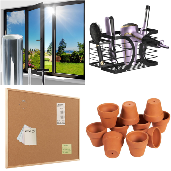 Source photograph for Pallet – Mixed Home & Leisure Goods – Sword Replicas, Window Film, Bulletin Boards