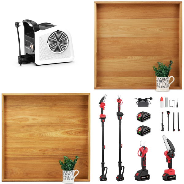 Source photograph for Pallet – Garden & Household – Fans, Cordless Pole Saws, Garden Fences, Wooden Trays, Protective Covers