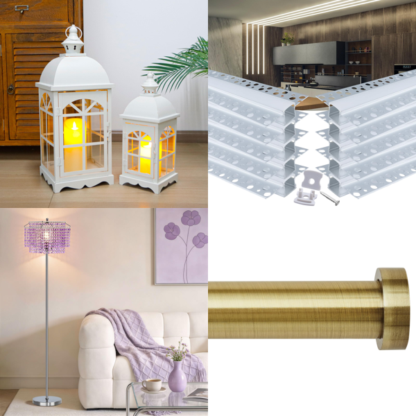Source photograph for Pallet – Lighting & Home Furnishings – Lanterns, Floor Lamps, LED Profiles, Curtain Poles, Kids' Clothing Racks