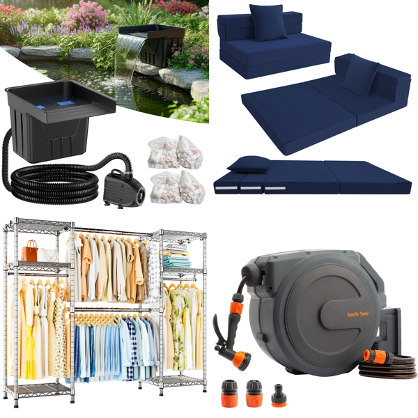 Source photograph for Pallet – Garden & Tools – Garden Carts, Hoses, Artificial Grass, Fans, Hoists